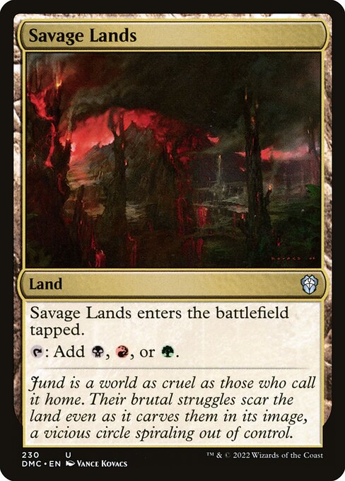 Savage Lands - Dominaria United Commander - 230