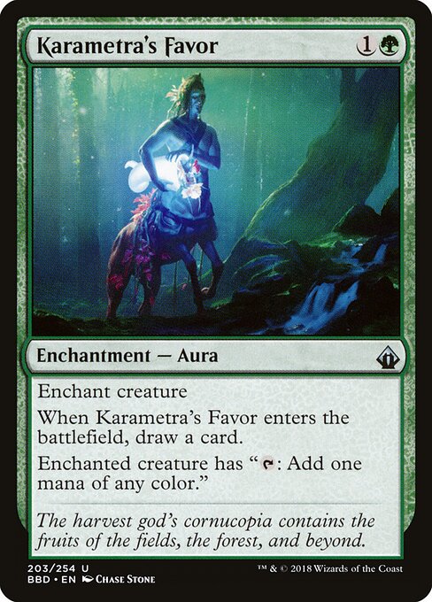 Karametra's Favor - Battlebond - 203
