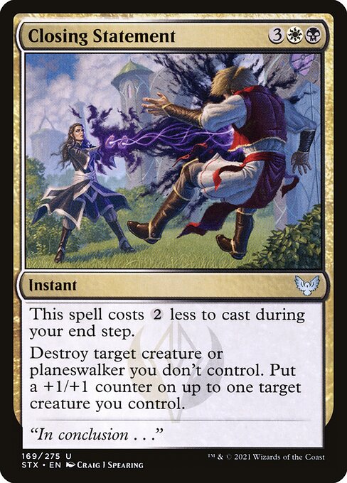 Closing Statement - Strixhaven: School of Mages - 169