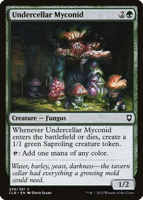 Undercellar Myconid - Commander Legends: Battle for Baldur's Gate - 259
