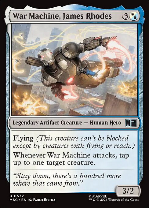 War Machine, James Rhodes - Marvel Super Heroes Commander - 572