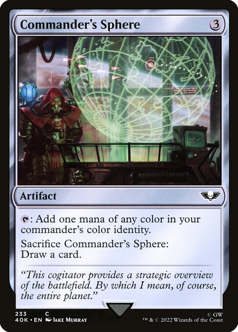 Commander's Sphere - Warhammer 40,000 Commander - 233