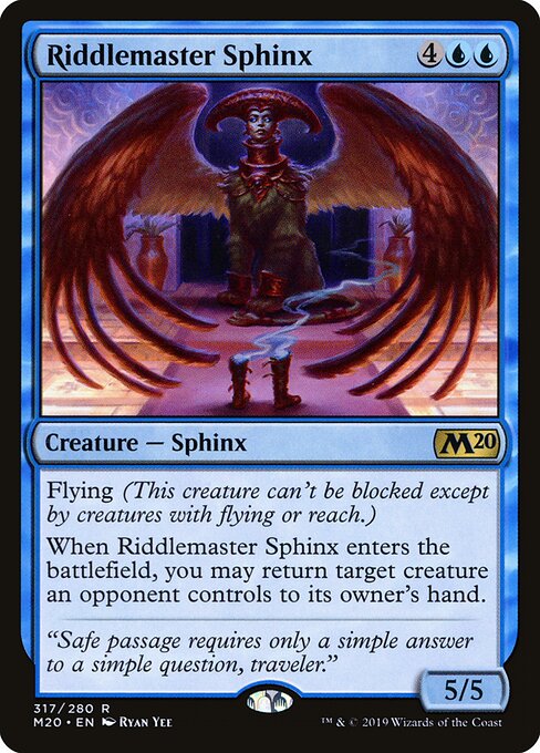 Riddlemaster Sphinx - Core Set 2020 - 317