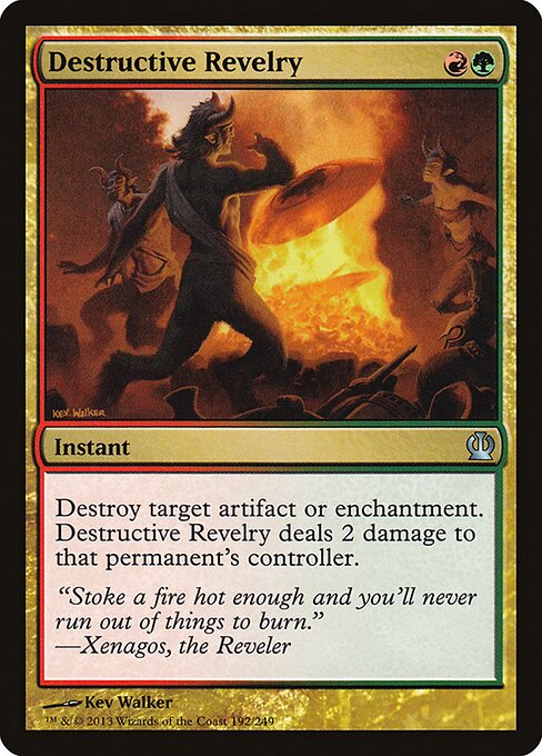 Destructive Revelry - Theros - 192