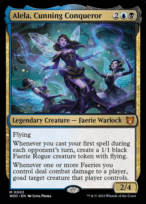 Alela, Cunning Conqueror - Wilds of Eldraine Commander - 3