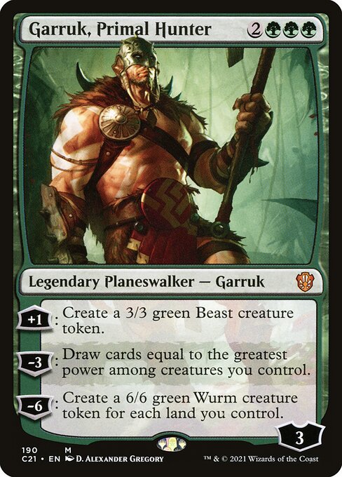 Garruk, Primal Hunter - Commander 2021 - 190