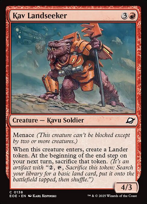 Kav Landseeker - Edge of Eternities - 138