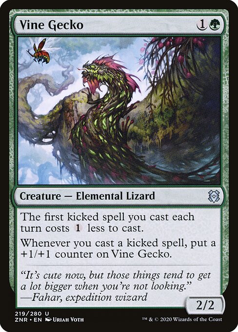 Vine Gecko - Zendikar Rising - 219