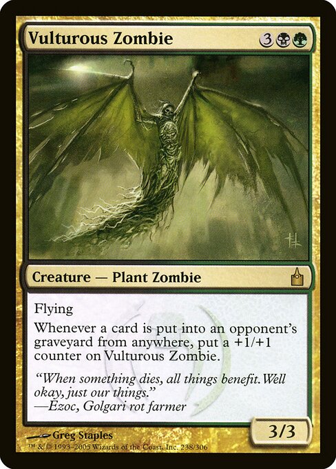 Vulturous Zombie - Ravnica: City of Guilds - 238