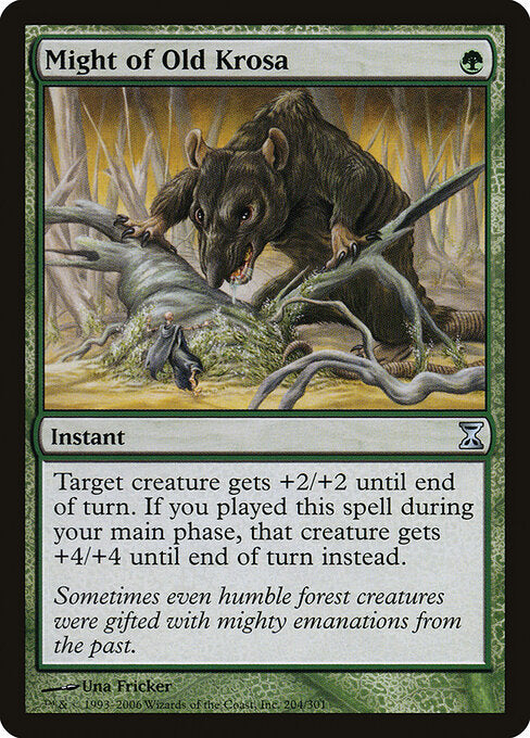Might of Old Krosa - Time Spiral - 204