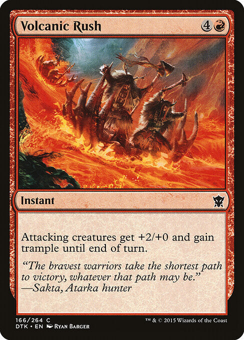 Volcanic Rush - Dragons of Tarkir - 166