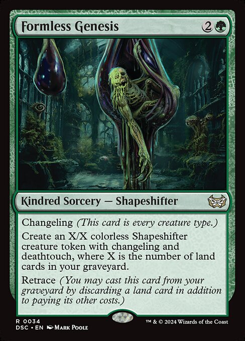 Formless Genesis - Duskmourn: House of Horror Commander - 34