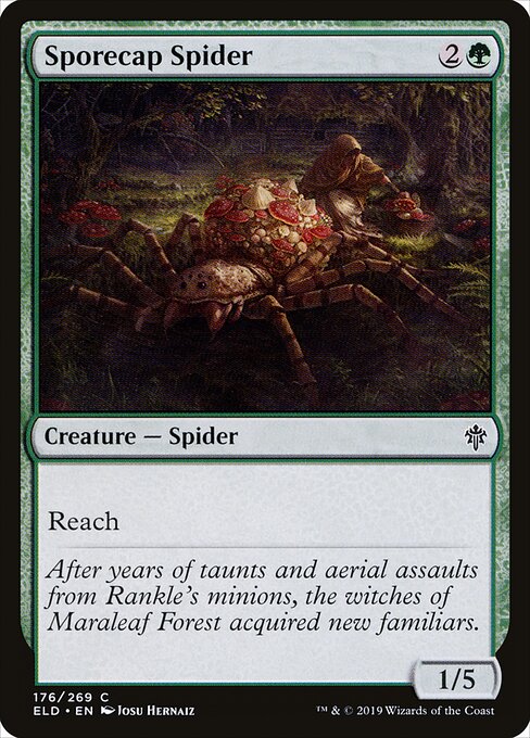 Sporecap Spider - Throne of Eldraine - 176