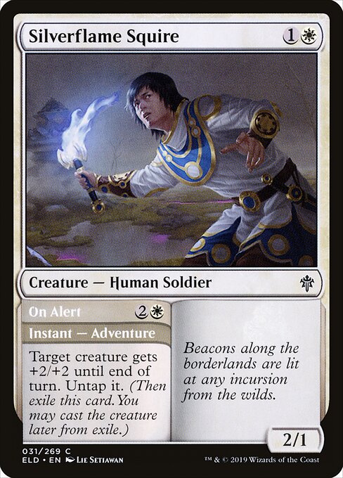 Silverflame Squire // On Alert - Throne of Eldraine - 31