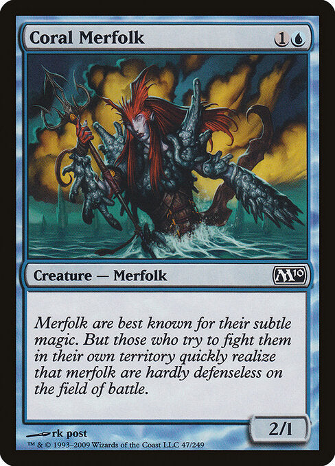 Coral Merfolk - Magic 2010 - 47
