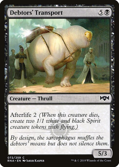Debtors' Transport - Ravnica Allegiance - 72