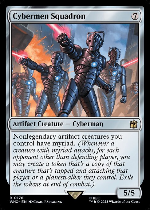 Cybermen Squadron - Doctor Who - 176