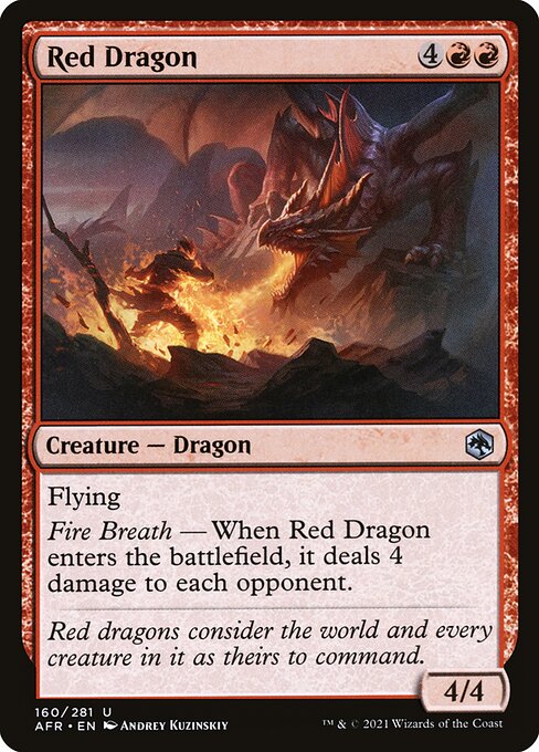 Red Dragon - Adventures in the Forgotten Realms - 160