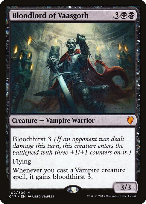 Bloodlord of Vaasgoth - Commander 2017 - 102