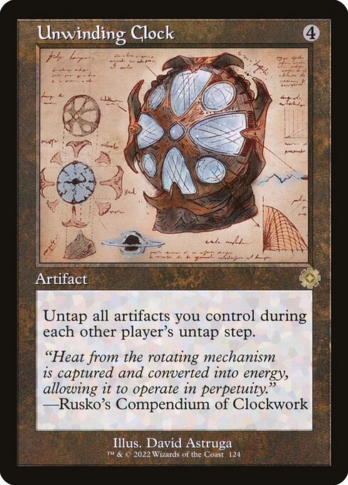Unwinding Clock - The Brothers' War Retro Artifacts - 124