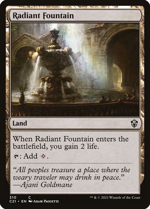 Radiant Fountain - Commander 2021 - 310