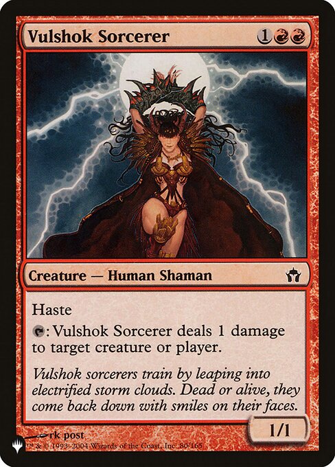 Vulshok Sorcerer - The List - 5DN-80