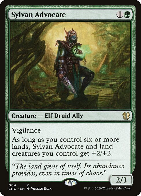 Sylvan Advocate - Zendikar Rising Commander - 84