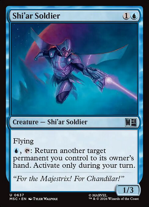 Shi'ar Soldier - Marvel Super Heroes Commander - 637