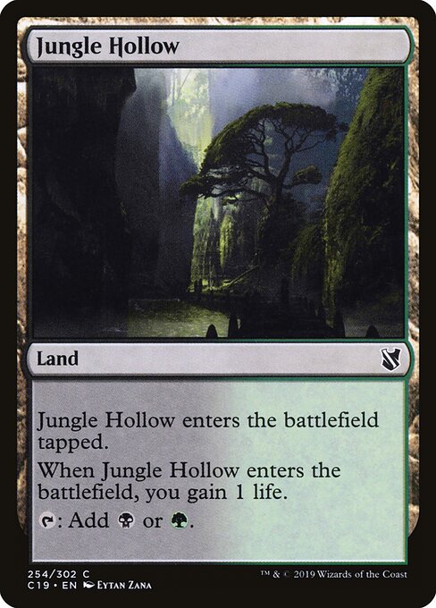Jungle Hollow - Commander 2019 - 254