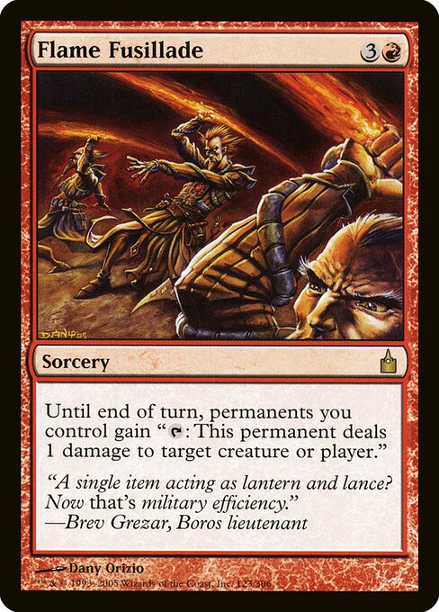 Flame Fusillade - Ravnica: City of Guilds - 123