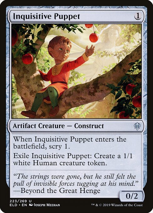Inquisitive Puppet - Throne of Eldraine - 223