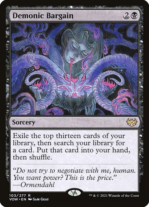Demonic Bargain - Innistrad: Crimson Vow - 103