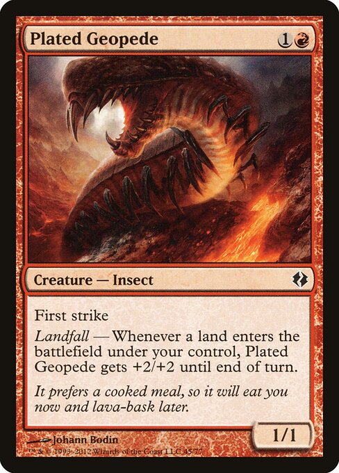 Plated Geopede - Duel Decks: Venser vs. Koth - 45