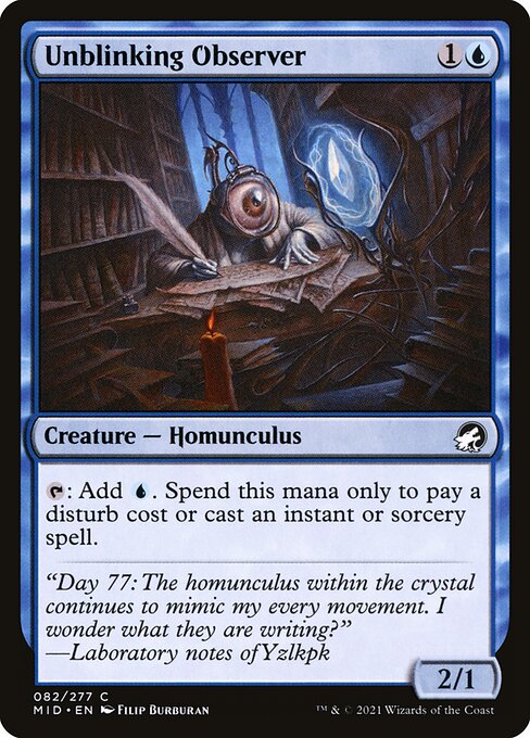 Unblinking Observer - Innistrad: Midnight Hunt - 82