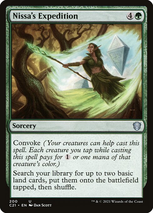 Nissa's Expedition - Commander 2021 - 200