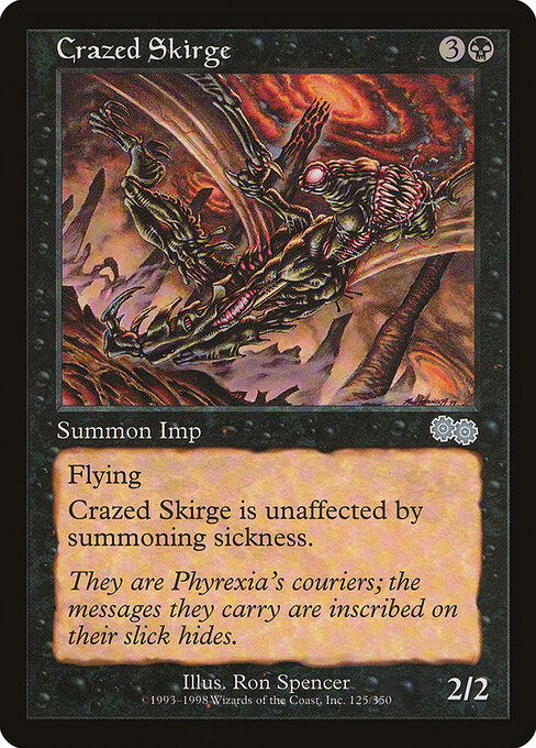 Crazed Skirge - Urza's Saga - 125