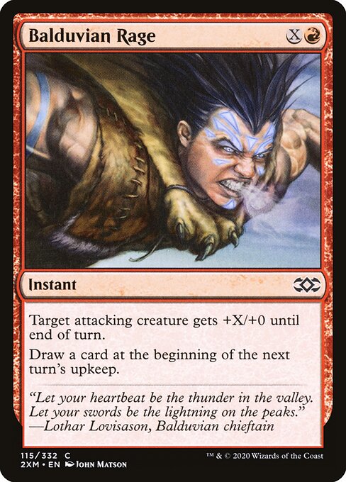 Balduvian Rage - Double Masters - 115