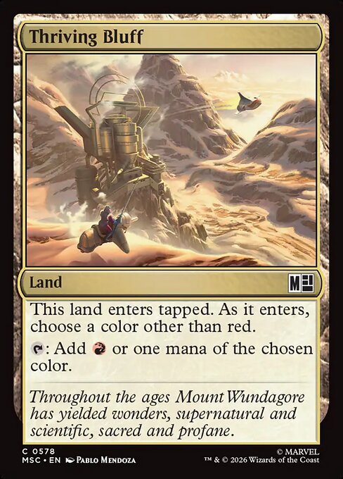 Thriving Bluff - Marvel Super Heroes Commander - 578