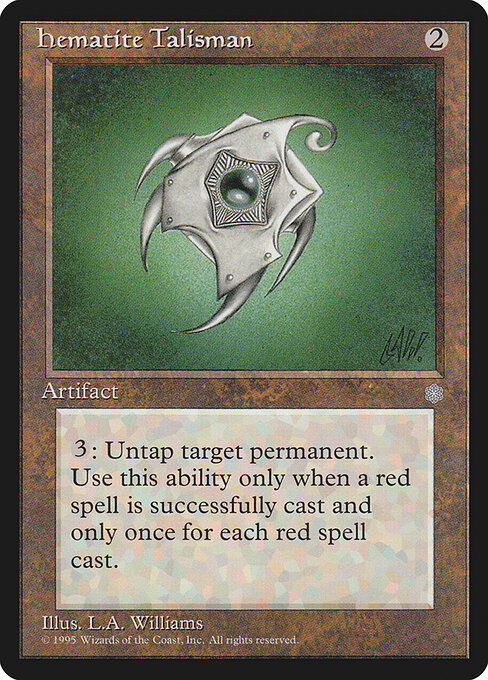 Hematite Talisman - Ice Age - 320