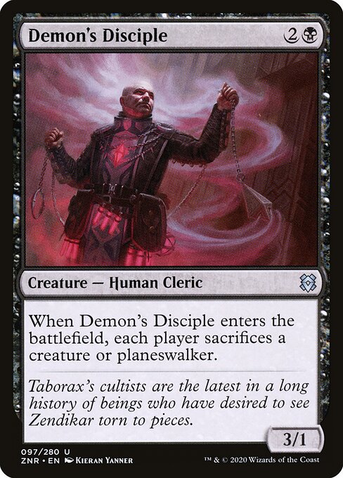 Demon's Disciple - Zendikar Rising - 97