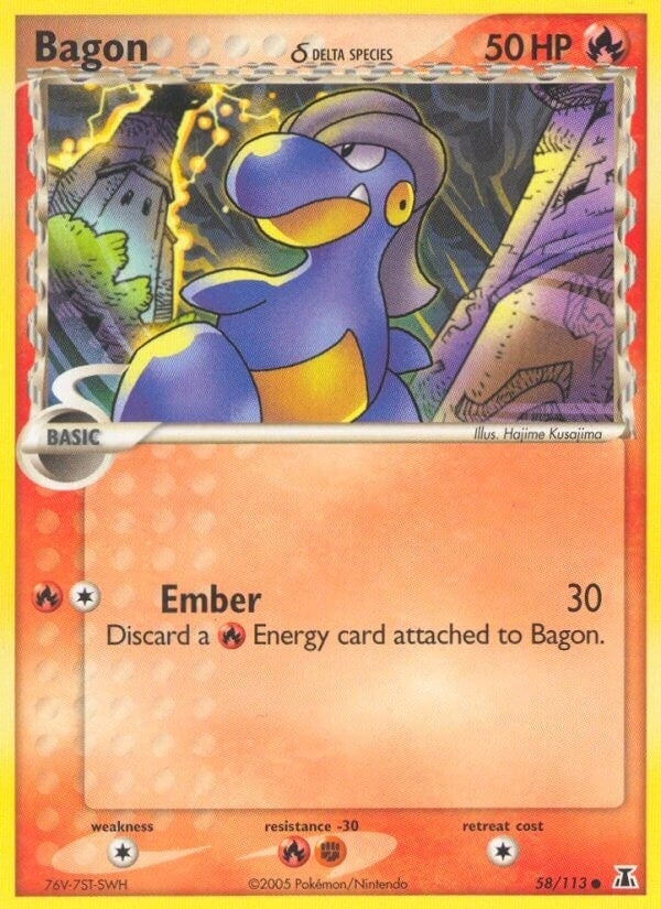 Bagon - 058/113 (Delta Species) (58/113) (DS)