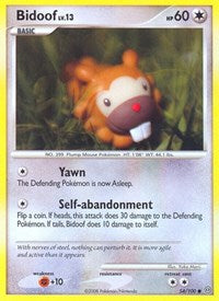 Bidoof - Stormfront - 54/100