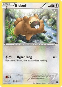 Bidoof - XY Base Set - 106/146
