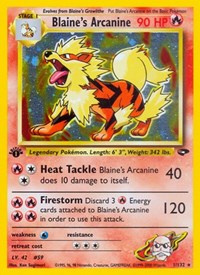 Blaine's Arcanine - Gym Challenge - 001/132