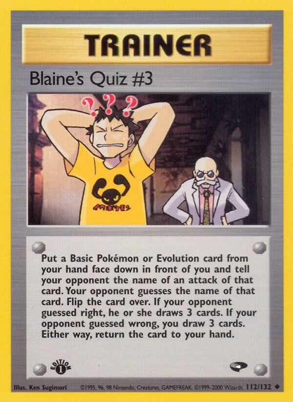 Blaine's Quiz #3 (112/132) (G2)