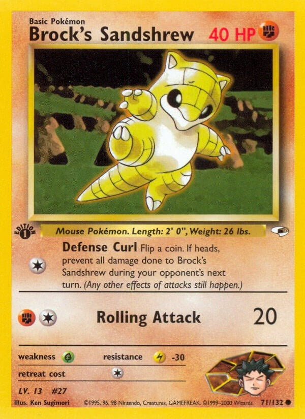 Brock's Sandshrew (71) (071/132) (G1)