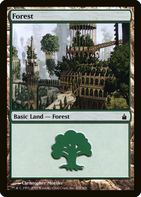 Forest - Ravnica: City of Guilds - 304