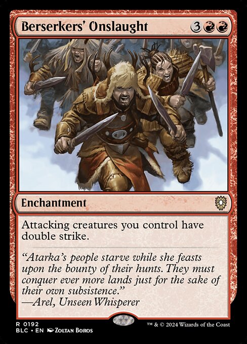 Berserkers' Onslaught - Bloomburrow Commander - 192