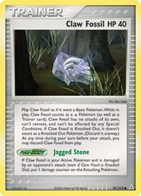 Claw Fossil - EX Holon Phantoms - 91/110