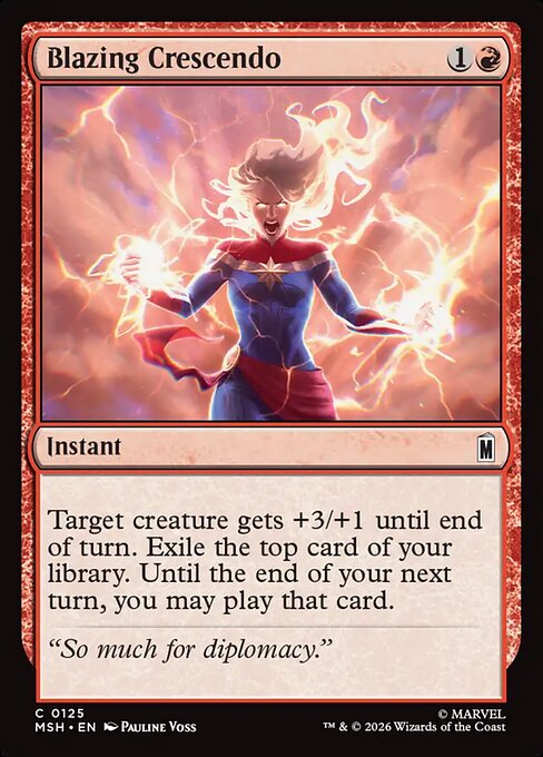 Blazing Crescendo - Marvel Super Heroes - 125